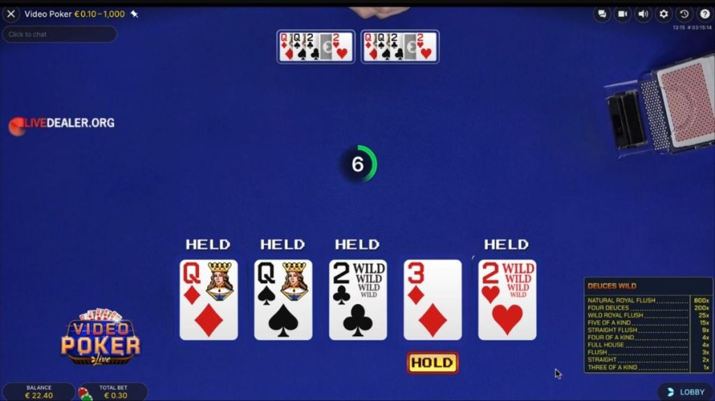 Video Poker - Game 2 - KK8.site
