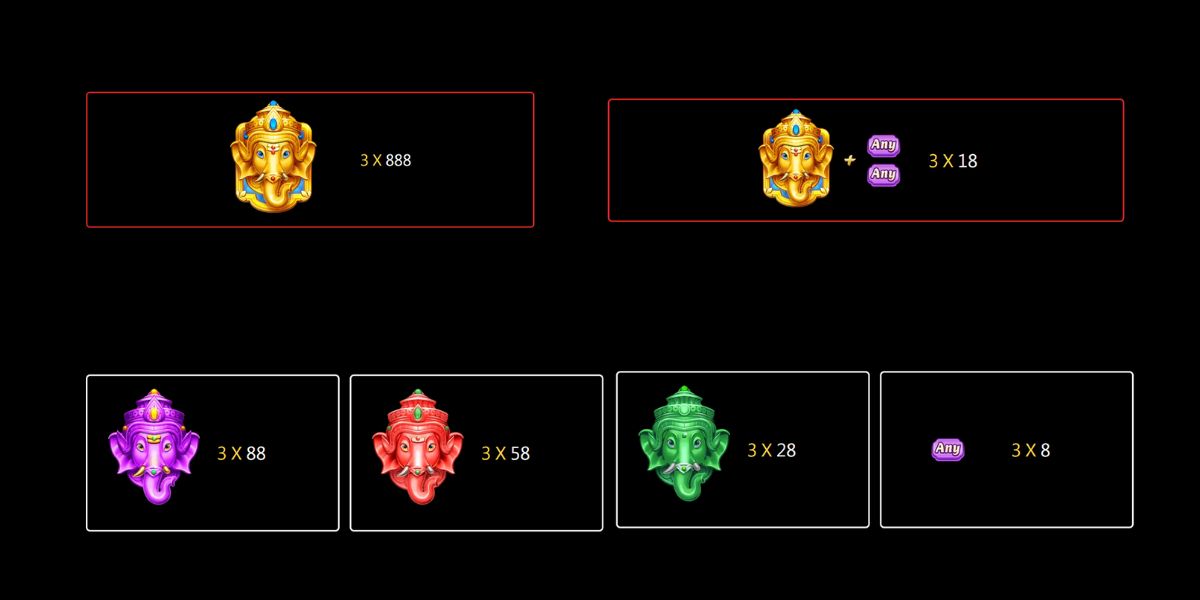 Super Rich Slot - Paytable - KK8.site