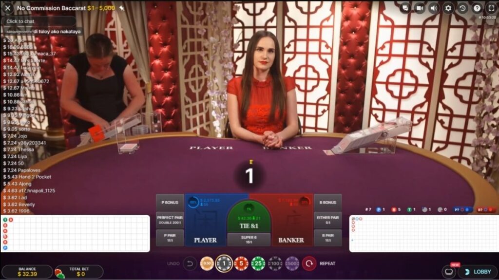 No Commission Baccarat - Game 1 - KK8.site