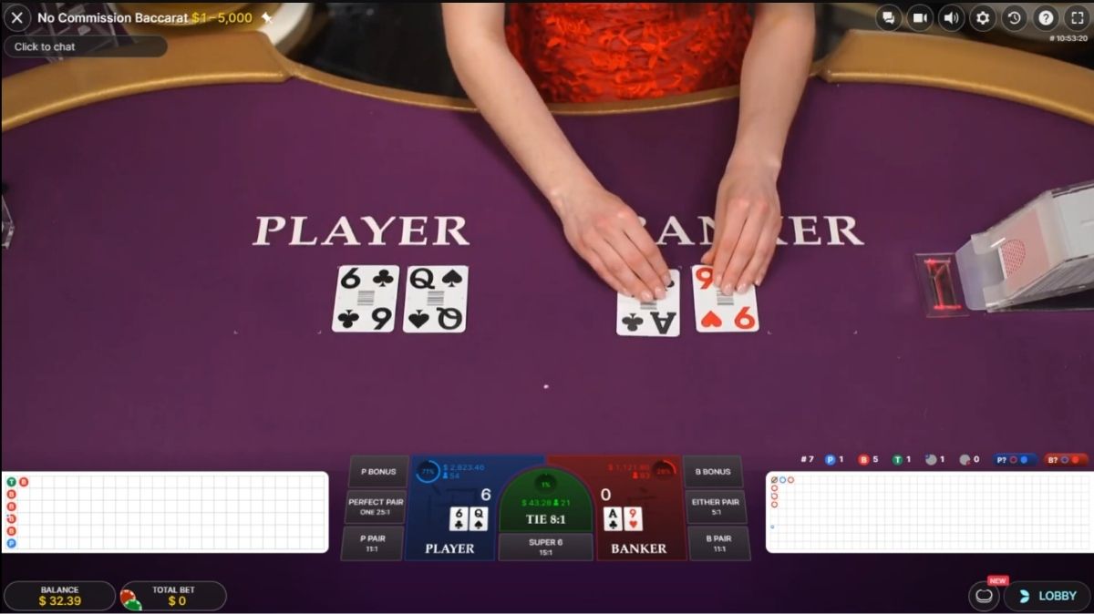 No Commission Baccarat - Game 2 - KK8.site