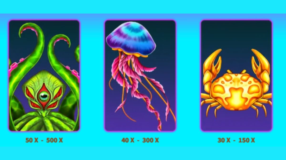Hungry Shark Cthulhu Fishing - Paytable 1 - KK8.site