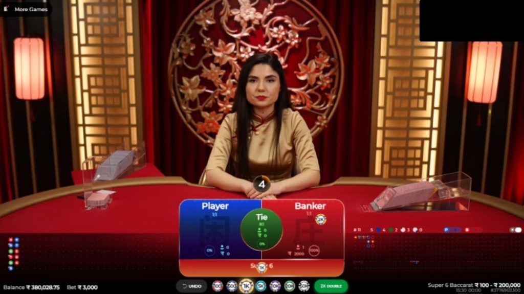 Golden Baccarat Super Six - Game 1 - KK8.site