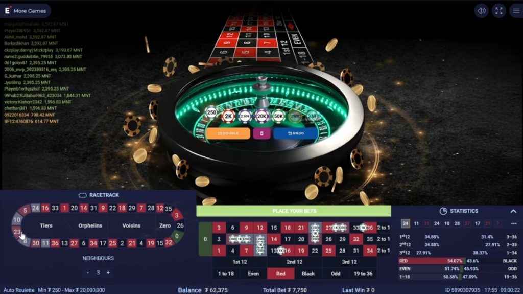 Auto Roulette - Game 1 - KK8.site