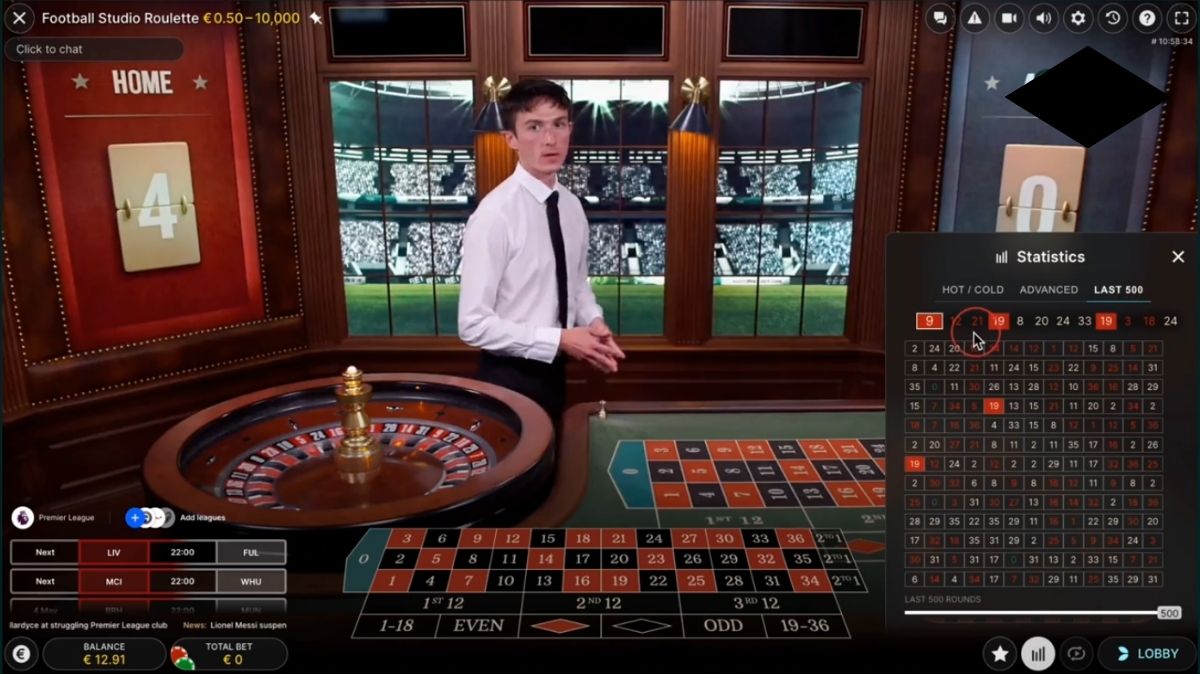 Football Studio Roulette - Game 2 - KK8.site