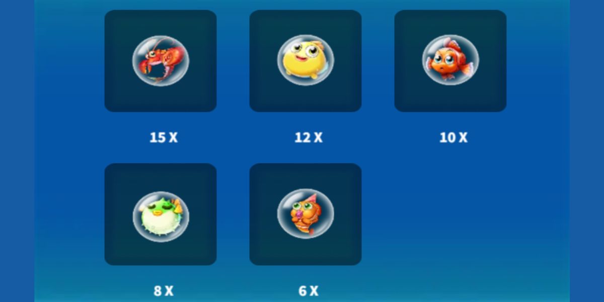 Bubble Shooter Fishing - Paytable 1 - kk8.site