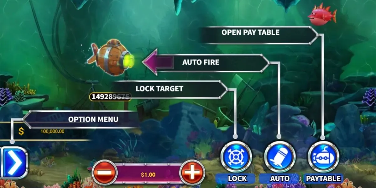 Undersea Battle Fishing - Interface - kk8.site
