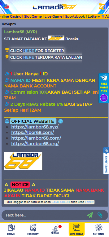 Lambor68 - Livechat - kk8