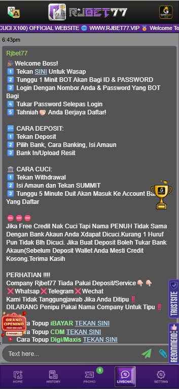 RJBET77 - Livechat - kk8