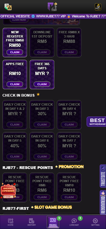 RJBET77 - Promotion - kk8