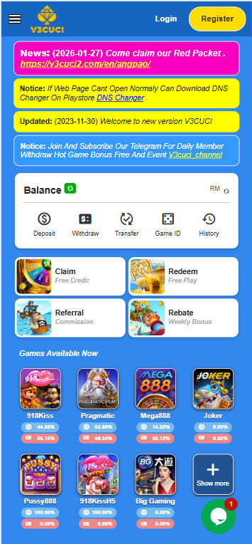 V3Cuci - Homepage - kk8